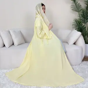 CL78 Elegant Modest Abaya Kaftan – Long Sleeve Open Front Maxi Robe for Women,fashionweek.
