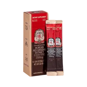 JungKwanJang 6-Year Red Ginseng Extract - 2000mg Concentrated Oral Liquid (10 Packs) | Premium Korean Ginseng Supplement