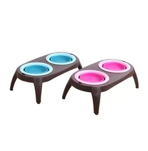 Portable Folding Pet Bowl Set – Collapsible Dog & Cat Food and Water Travel Bowls