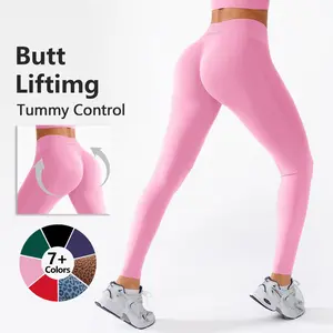 【LIVE STREAM ONLY】XSL26029 High-Waisted Yoga Pants for Women Seamless Tummy Control fall Outfits& Butt Lifting Workout Leggings Quick Dry Stretchy  Activewear Pants for Fitness Workout Casual Attire Soft Breathable Moisture Wicking Hip Lift Sport Legging