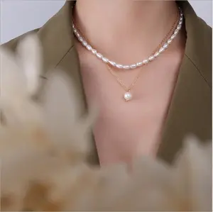 Double Layered Freshwater Pearl Necklace