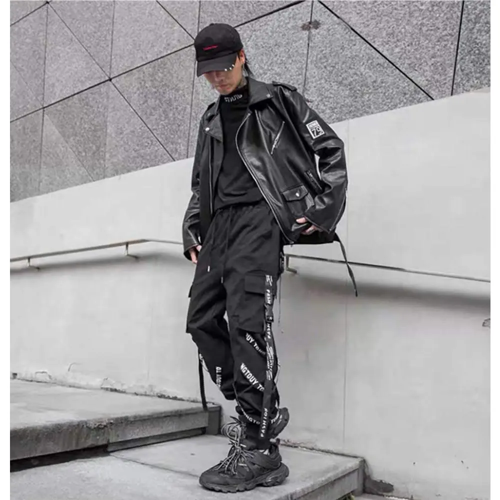 Cargo Style Pants Techwear Hip Hop Harem Pants Streetwear Fashion Men’s Tactical Track Jogger Pants, Classic, Stretchy, Versatile, Soft, Modern, Clean, Relaxed, Sleek, Lightweight, Sharp