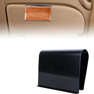 Car Air Freshener Visor Clip Compatible with Drift Car Air Freshener, Car Fragrance, Auto Accessories, Vehicle Sun Visor Metal Clip, Black, Freshener not include (1 Pack)