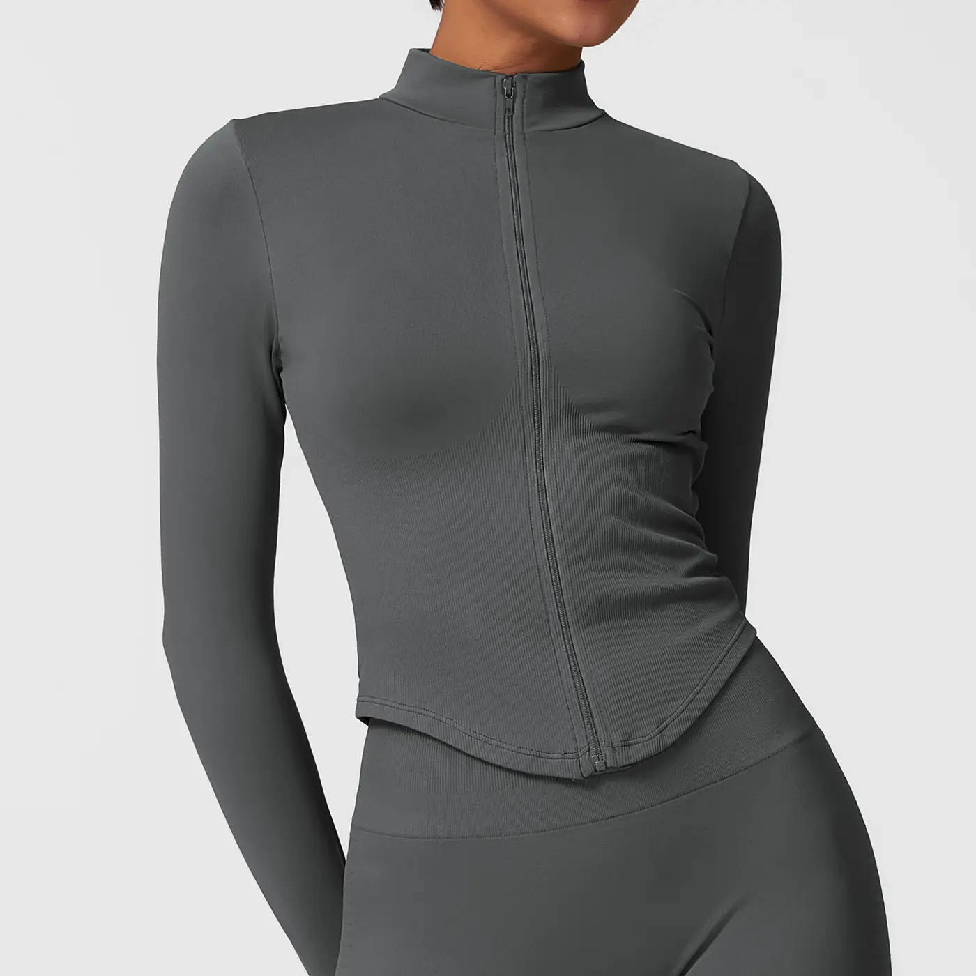MFVIM Women's Zip-Up Sports Jacket - Athleisure Style Sport