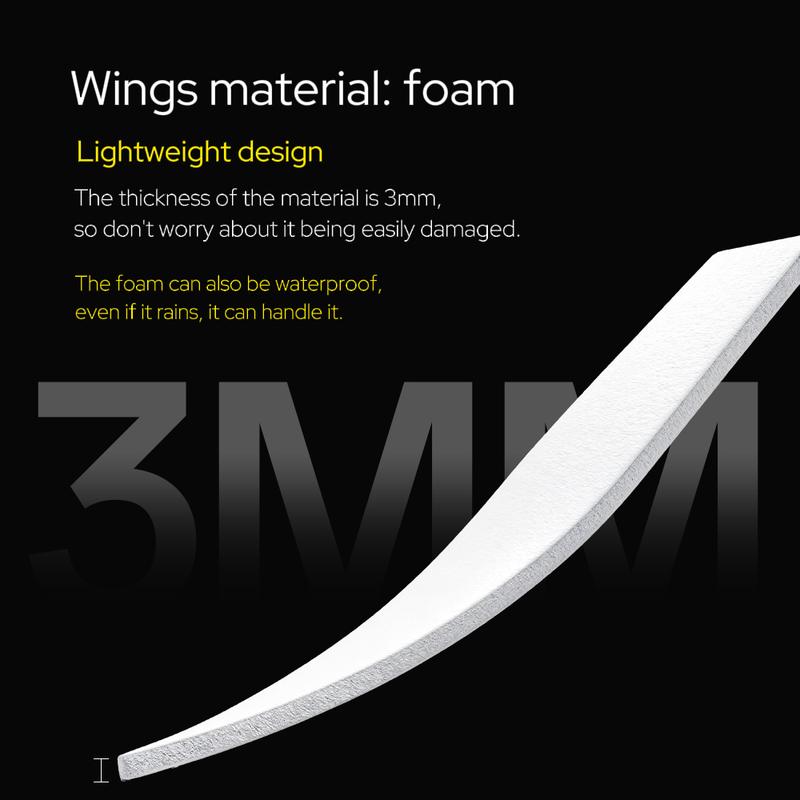 Foam Electric Wing Material Kit Black and White Style Unisex Cosplay Photography Handmade 700g Material Package for Menswear Clothes Costumes Love Personalized Man Beige Plain Tropical Menswear moon boots