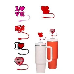 1 Piece Love Vibes Straw Topper