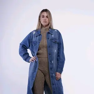 "DENIM DUSTER" Long Sleeve