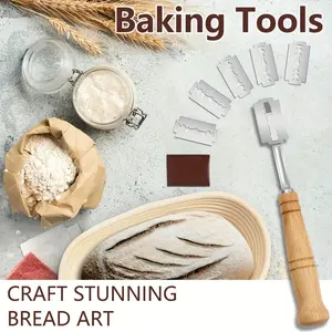 Bread Baking Tools Set, Stainless Steel Bread Making Accessories, Beginner Baking Kit, Kitchen & Restaurant Use, Advanced Baking Tools