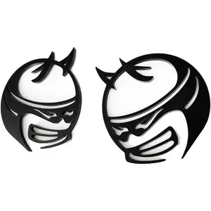 2x Custom Fender Emblem Badges for Scat Pack for Dodge Challenger Charger SRT