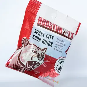 Space City Sour Rings - Zesty Tangy Cosmic Burst Flavor Snack for Sharing