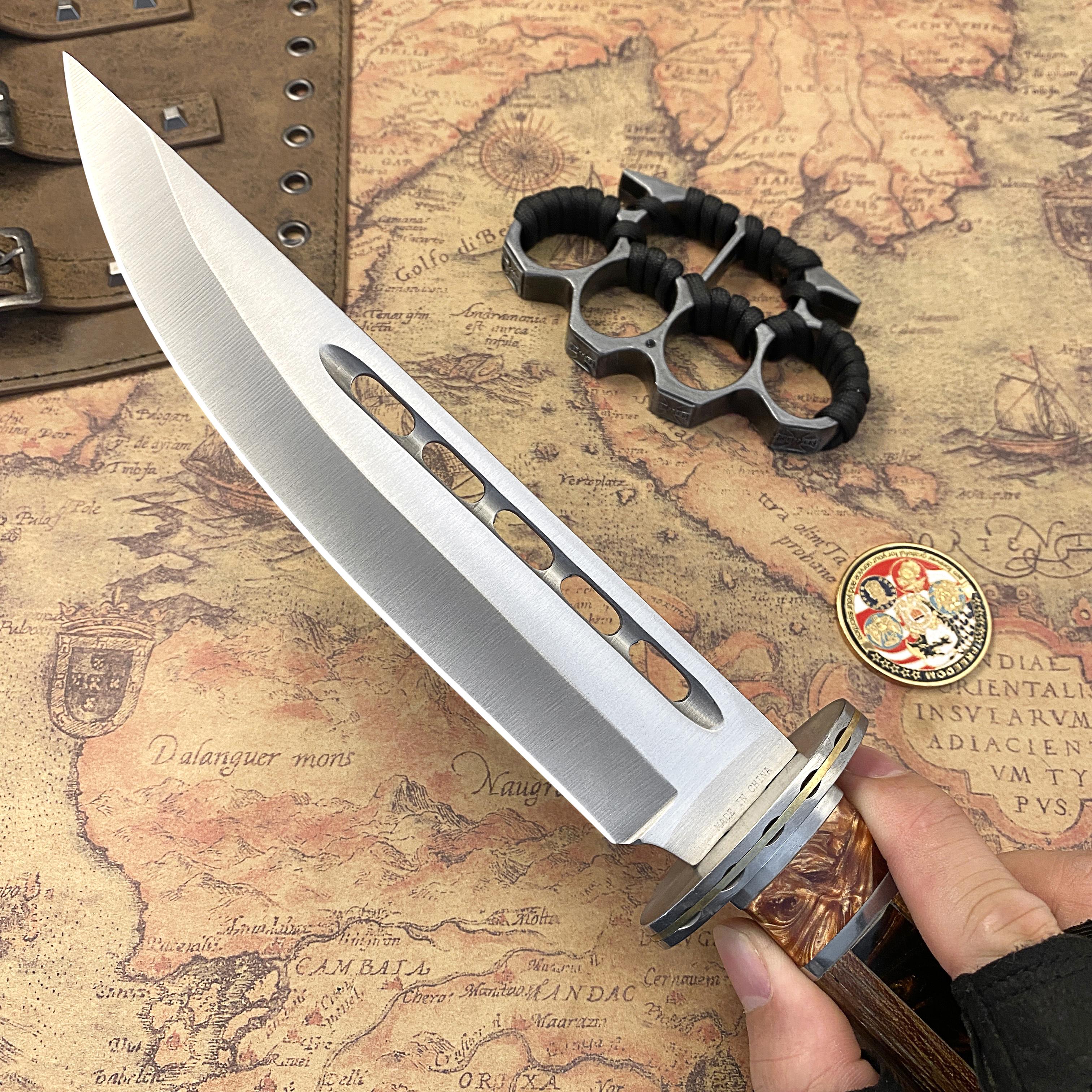 Outdoor Knife Recommendation,Lightweight fruit knife and chef's knife for household kitchen, suitable for outdoor travel, fishing, barbecue, etc