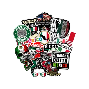Mexican Heritage Vinyl Sticker Pack - 22 Durable 3mm Vinyl Stickers, All-Season & Dishwasher Safe Decor Decorative Set  Ornaments