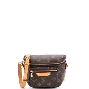 Pre-owned Louis Vuitton material Belt Bags Bum Bag Monogram Canvas Mini by Rebag