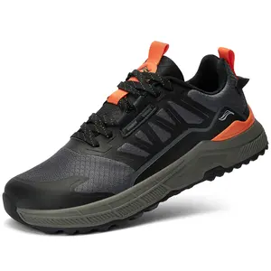 Men Athletic Footwear Roomy Toe Area Lightweight Ventilated Slip Resistant for Hiking Walking Outdoor Sports Trail Running Tennis Activities