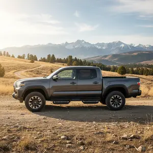 Cars Accessories Running Boards for Toyota Tacoma Compatible with 2005-2023 Toyota Tacoma Double Cab & Crew Cab (4 Full-Size Doors) | Yzona