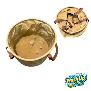 20L Collapsible Car Wash Bucket - Portable, Space-Saving Design