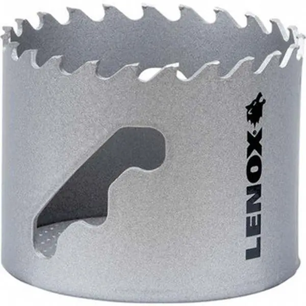 Lenox Carbide-Tipped Hole Saw, 2-5/8" Diameter, 1-1/2" Cut Depth, Toothed Edge, Model LXAH3258 for Precision Hole Cutting in Tools & Hardware Applications