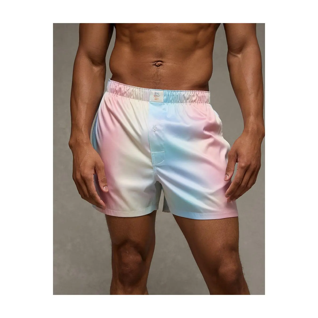 AEO Pride Men's Satin Pocket Boxer Short
