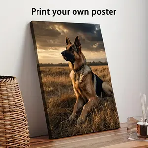 1pc Custom Canvas Art with Frame| Personalized Framed Canvas Print, Suitable for Birthday Gifts, Souvenirs, Christmas Presents, Made of Canvas and Wood