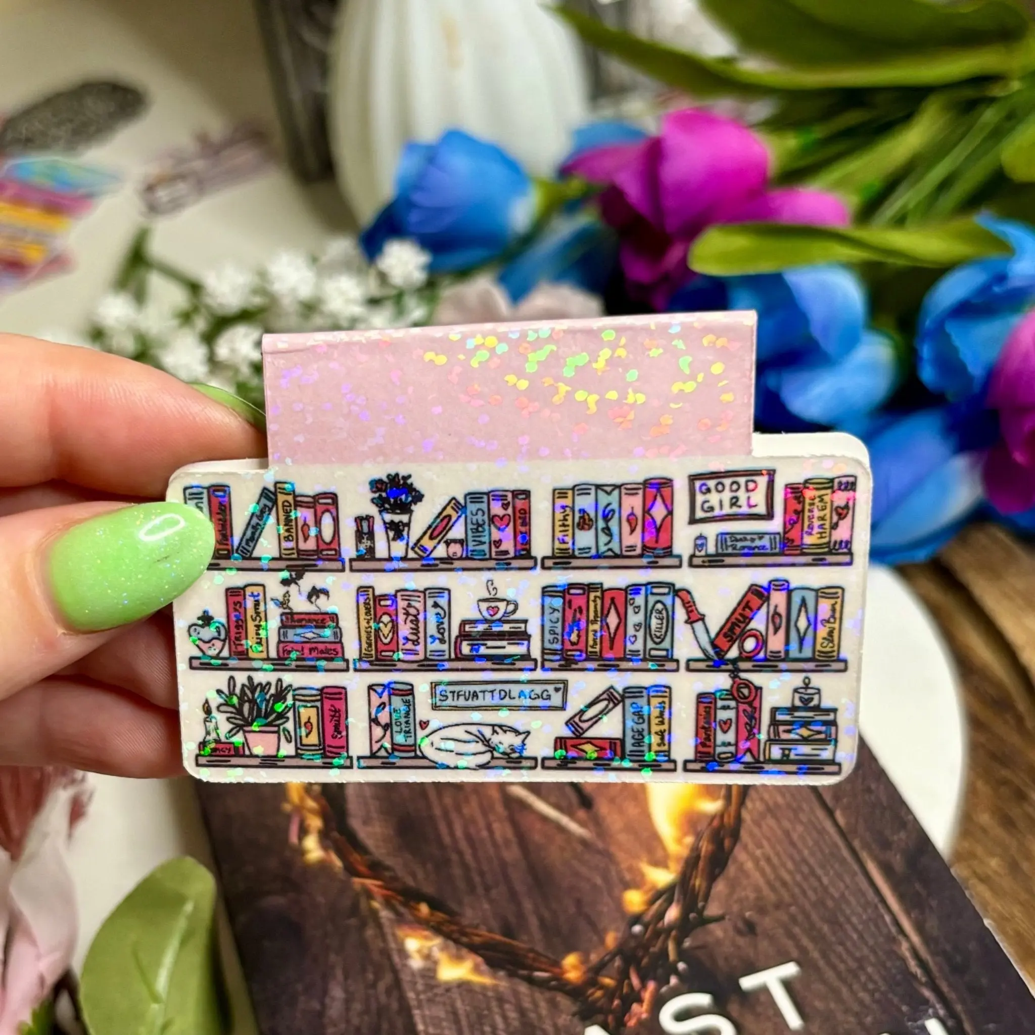Smut Bookshelf Magnetic Bookmark