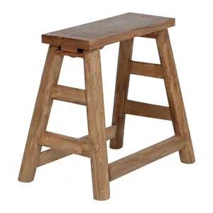 Ember Narrow Solid Wood Accent Stool