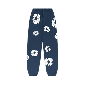 Denim Tears The Cotton Wreath Sweatpants 'Navy'