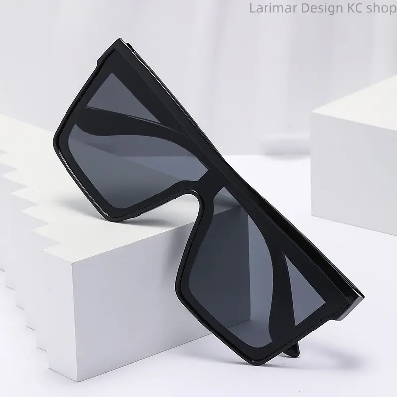 punk oversized one‑piece sunglasses outdoor cycling uv protection coated lens personality unisex sun glasses
