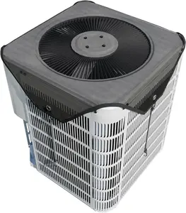 Air Conditioner Covers for Outside Unit 28 x 28 Inch, Central Mesh Net AC Unit Covers Outdoor, Heat Pump AC Screen Condenser Cover - Universal Top Defender Cover for All Season Durable