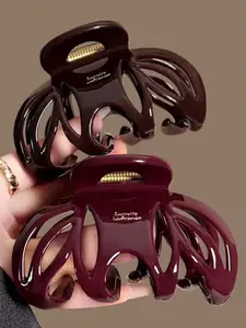 Elegant High-End Pumpkin Hair Clips, Versatile Daily Use, Perfect for Makeup, Travel, Shopping, Photography, Holiday Gifts