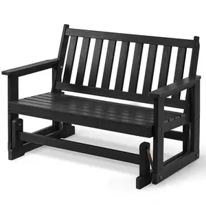 Furnimart Outdoor Bench: Weather-resistant design, two-seater garden bench with a heavy-duty, wobble-free frame that supports up to 660 pounds. Ideal for outdoor use, backyard gardens, porches, and decks.