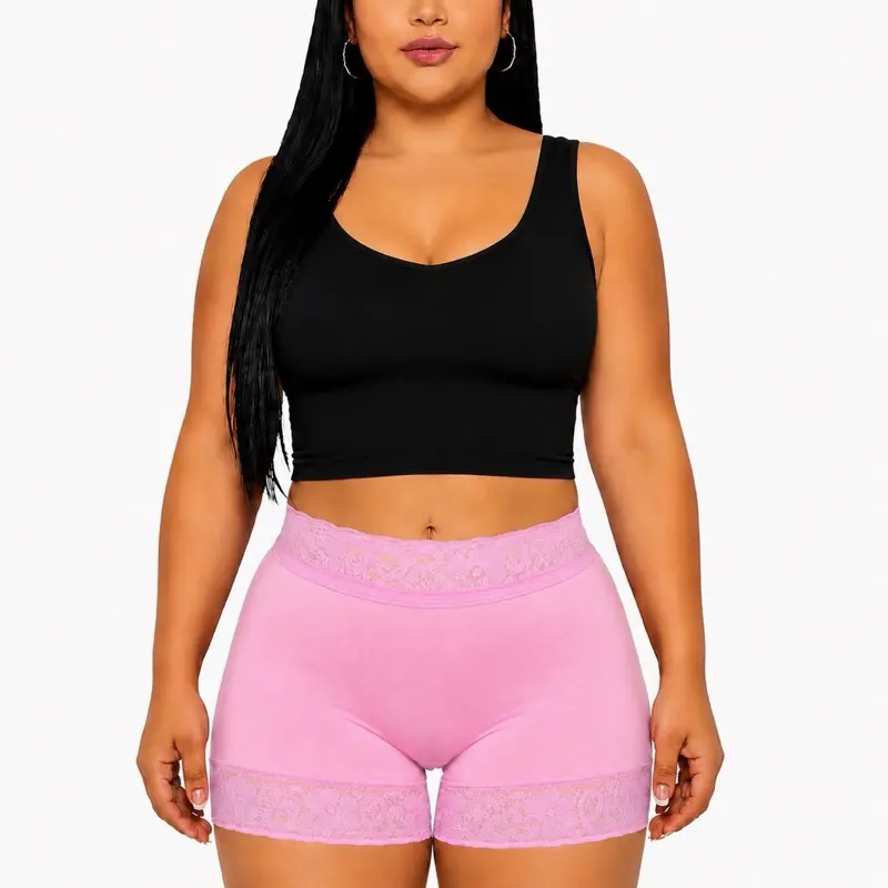 Curvasbyraisa Women's Invisible Mini Short Panties - SM4045 Daily Wear, Comfortable, Discreet Shaper, BBL-Friendly, Non-Transparent Adaptive Panties for Outfits