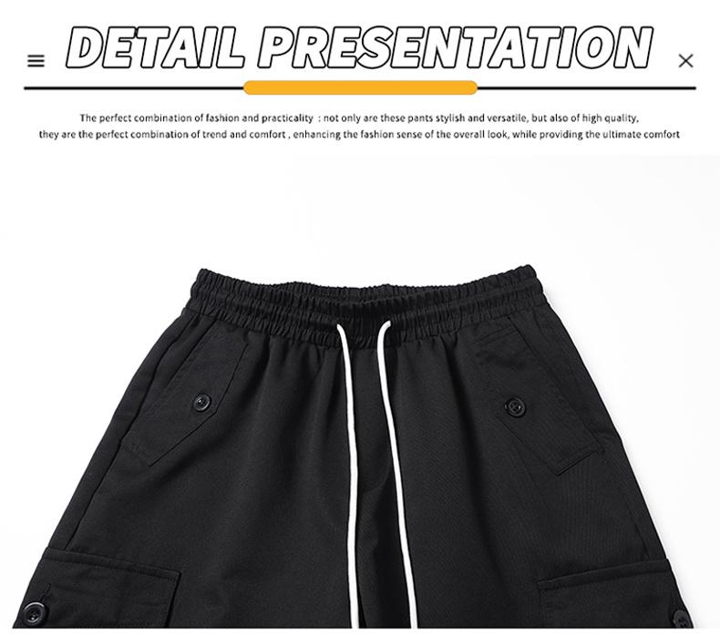 Men's Heavyweight Pants Compatible with Leggings - Workwear Trousers, Multi-Pocket Outdoor Pants with Belt Loop Closure and No Zipper, Suitable for Winter (Solid Color) - Machine Washable