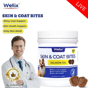 【Live Big Deal】WELLIX Dog Skin & Coat (260ct) - Stop Itching & Shedding