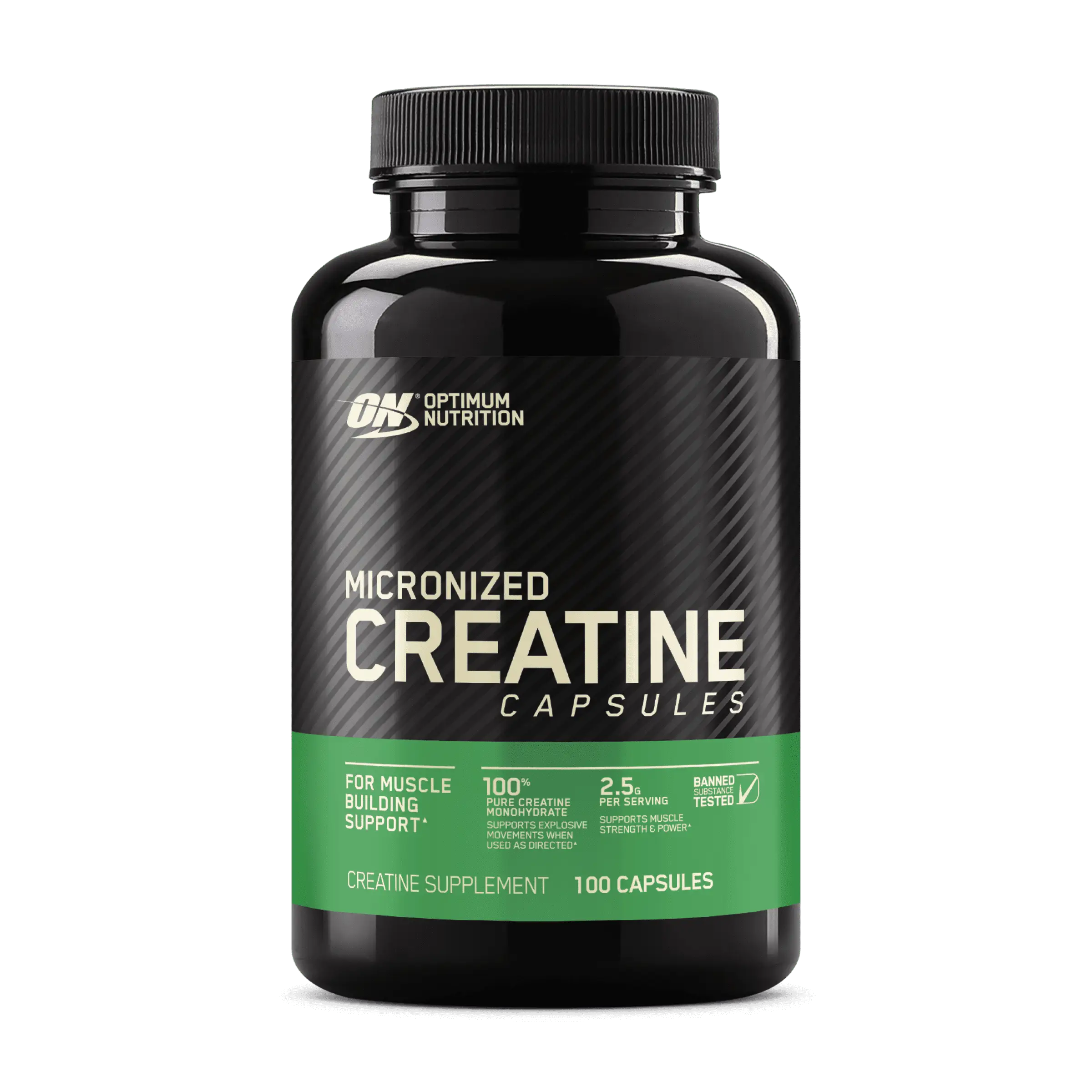 Optimum Nutrition Micronized Creatine Monohydrate Capsules, 2500mg Healthcare Supplement
