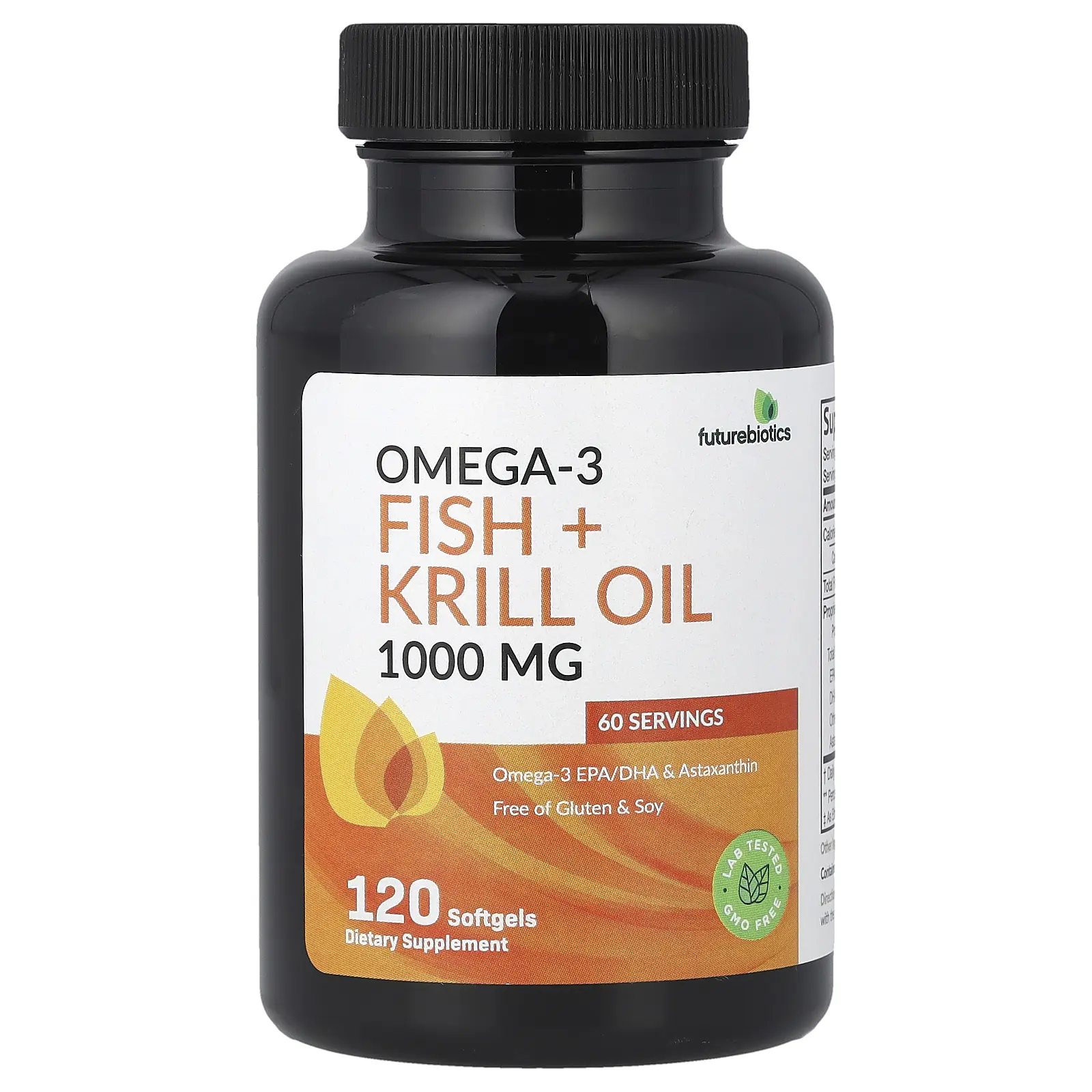 Futurebiotics Omega-3, Fish + Krill Oil, 120 Softgels