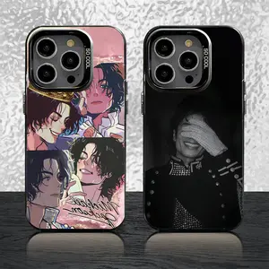 Singer M-Michaels J-Jackson Phone Case For iPhone 17,16,15,14,13,12,11,Pro,Max,Plus,Mini,Air,SE4 Black Matte Shockproof Cover