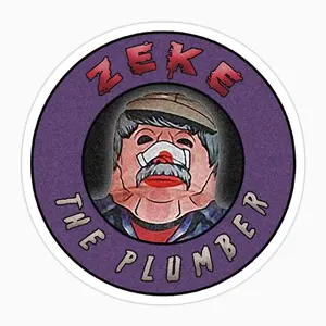 Zeke The Plumber Sticker 0OM