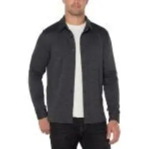 Liverpool, Long Sleeve, Button Up, Knit, Sweater Casual Menswear Stylish Day Knitwear Tops