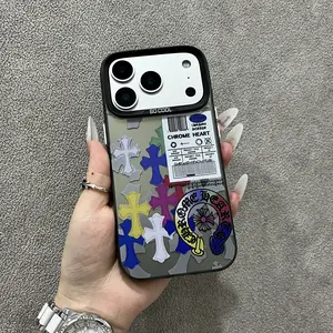 Suitable for iPhone 17, 16, 15, 14, 13, 12, 11 high-endcross shaped phone case, iPhone 17,16,15 Plus shockproofcross shaped phone case for boys and girls.