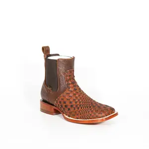 Botin Petatillo Cafe 910 Western Ankle boots Mens Footwear