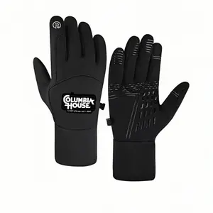 1 pair with Columbia House Defunct Records Vintage 1950s LogoFlat Claswinter gloves hiking gloves Touch Screen Touch Screen Compatible Hiking unisex sports gloves Warmest winter gifts Thick Modern