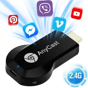 Wireless HDMI Transmitter with 2.4G WiFi Stable Connection,Plug & Play,1080P Full HD Stable Streaming Dongle for Phone Laptop Tablet to TV Projector Monitor Home Entertainment Office Meeting