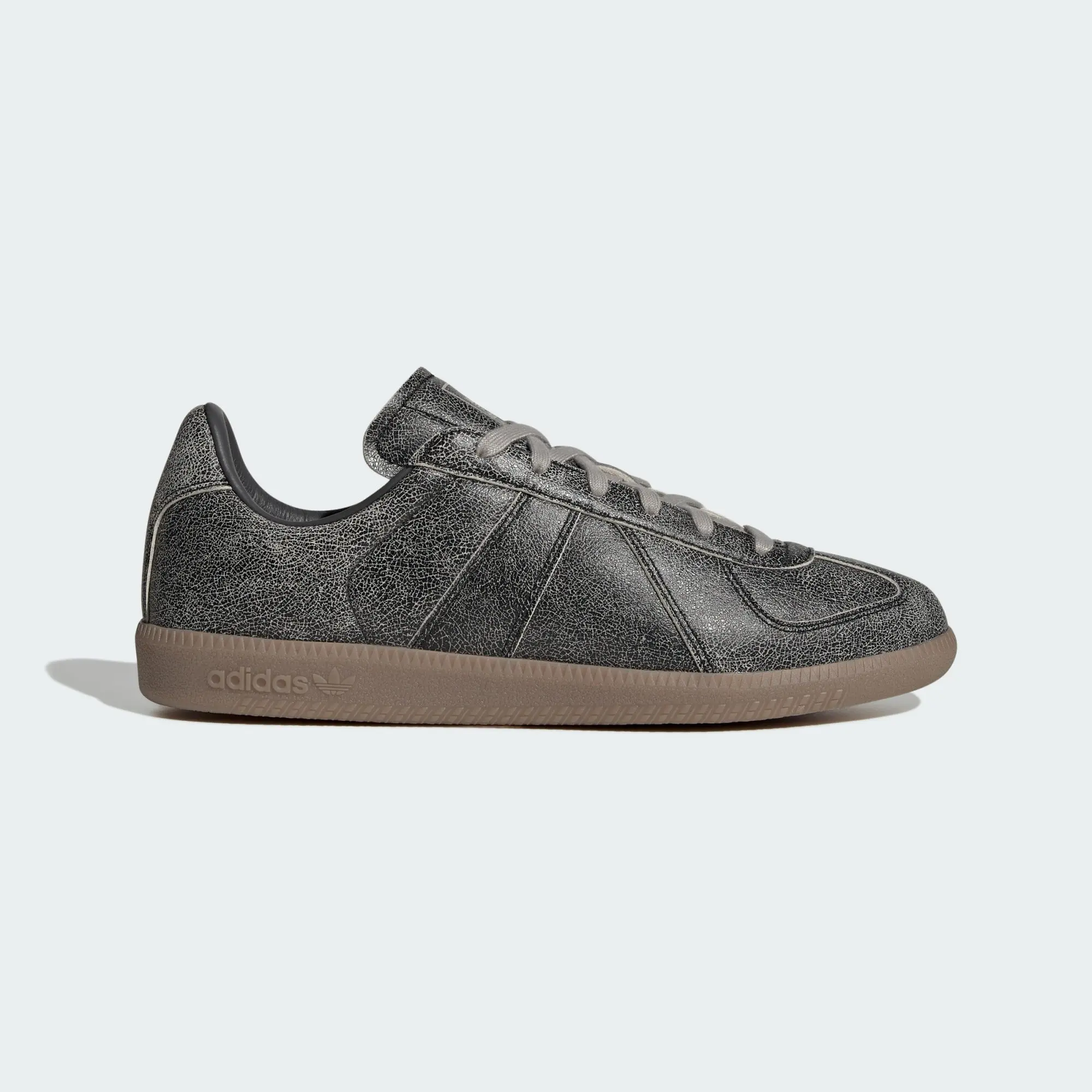 adidas BW Army Black Cracked Leather Men's Daily Casual Fashion Footwear Sneakers Walking Shoes Gym Training Athletic Comfort