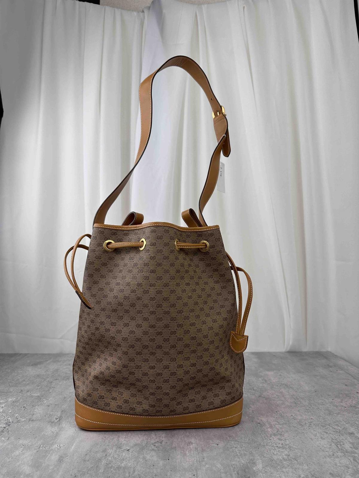 Pre-owned GUCCI As Shown Shoulder Bags GG Plus Shoulder Bag, PVC Leather MR03042026A674