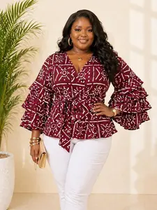 Ruby Grace Wrap Top – Soft Power. Statement Sleeves.