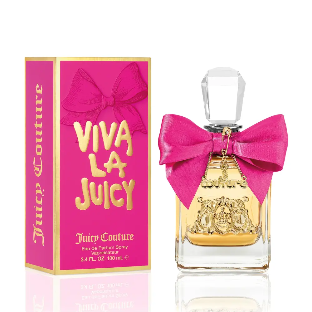 Juicy Couture Viva La Juicy Eau de Parfum 3.4 oz for Women | Sweet Floral Gourmand Perfume for Women with Mandarin, Gardenia, Caramel & Vanilla | Long-Lasting Fragrance