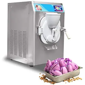 Kolice Commercial ETL Certificate Heavy Duty Countertop Gelato Hard Ice Cream Machine, Sorbettos Maker, Italian Water Ice Cream Machine, Street Food Machine-9-11 gal/hour