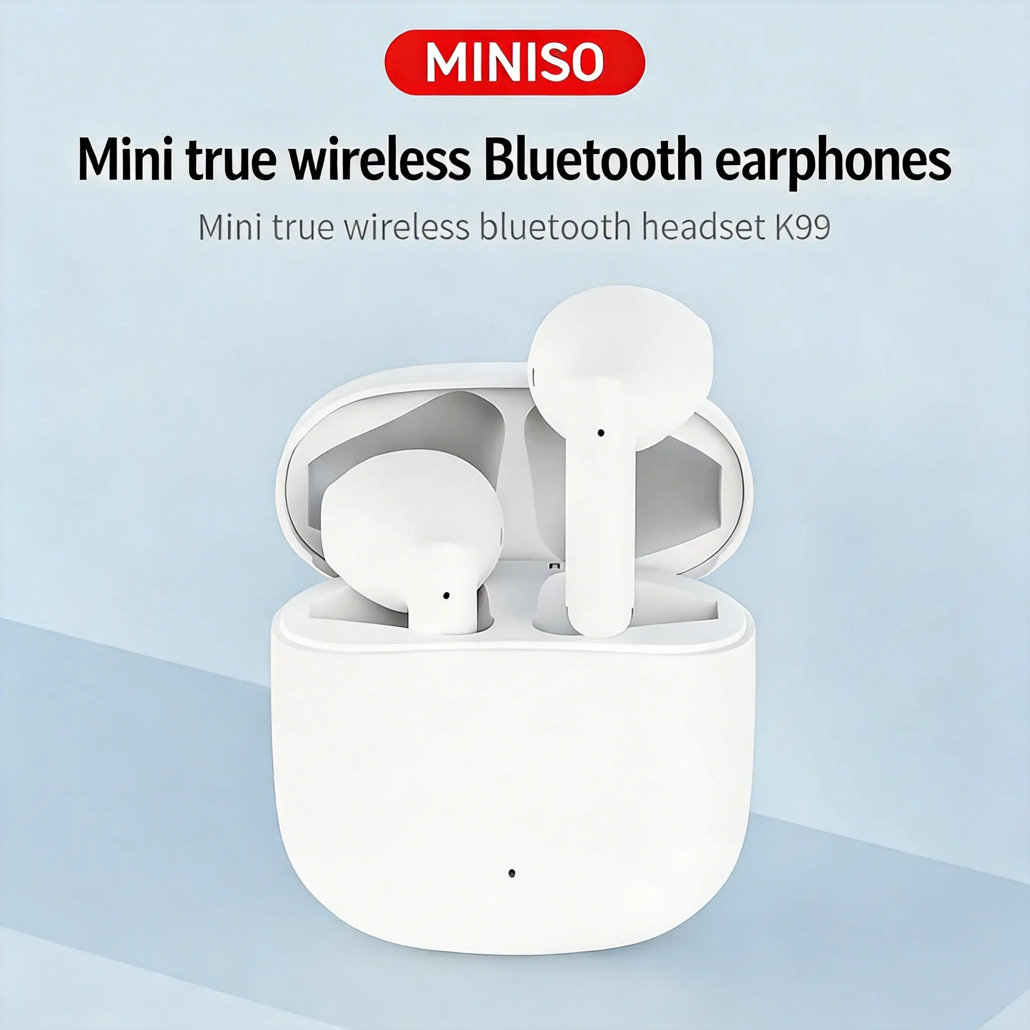 MINISO True Wireless Earbuds | Long Battery Life, Comfortable In-Ear Fit, Mini & Sleek Design with Noise Reduction, Earphones, TechGadget,#Summervibes