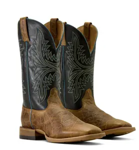 Ariat Men's Cowhand Performance Western Boots - Broad Square Toe Color Tan