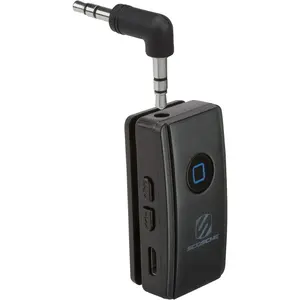BTRSP BTFREQ Universal Bluetooth Wireless Audio Streaming and Handsfree Calling Receiver, Connect to Earbuds, Headphones, Car Stereo, Black